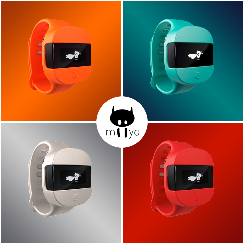 1. La montrée connectée pour les enfants : MIIYA (projet né chez Bakasable, et bientôt sur le marché)